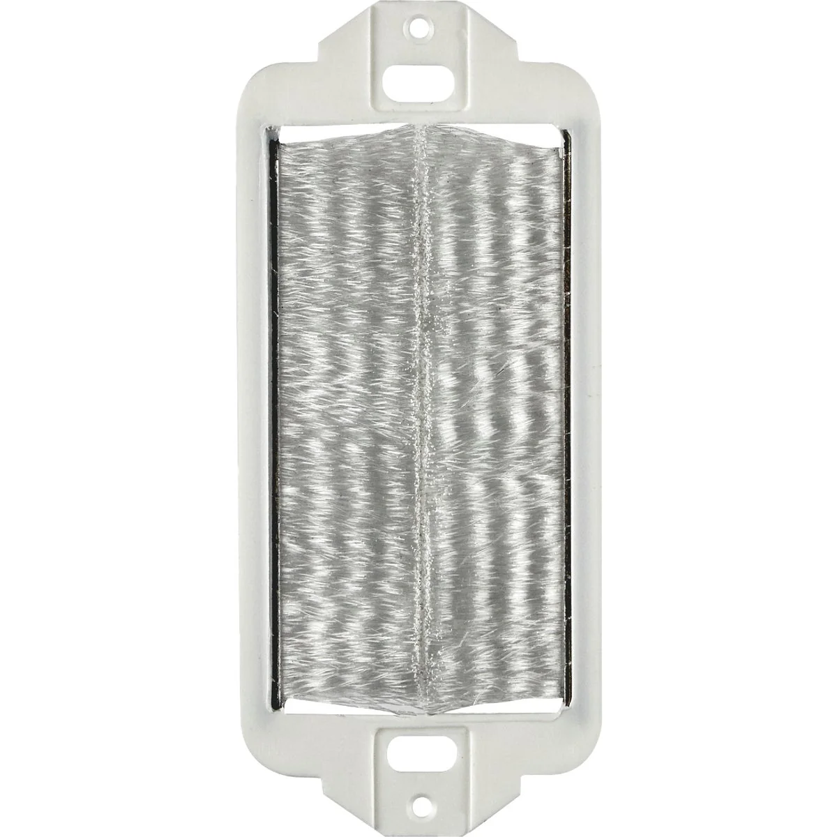 Minimalist Leviton Decora White Brush Passthrough Wall Plate Insert Practical