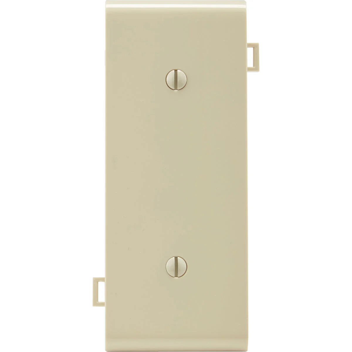 Easy-to-Use Leviton 1-Gang Standard Center Nylon Blank Wall Plate Ivory Functional