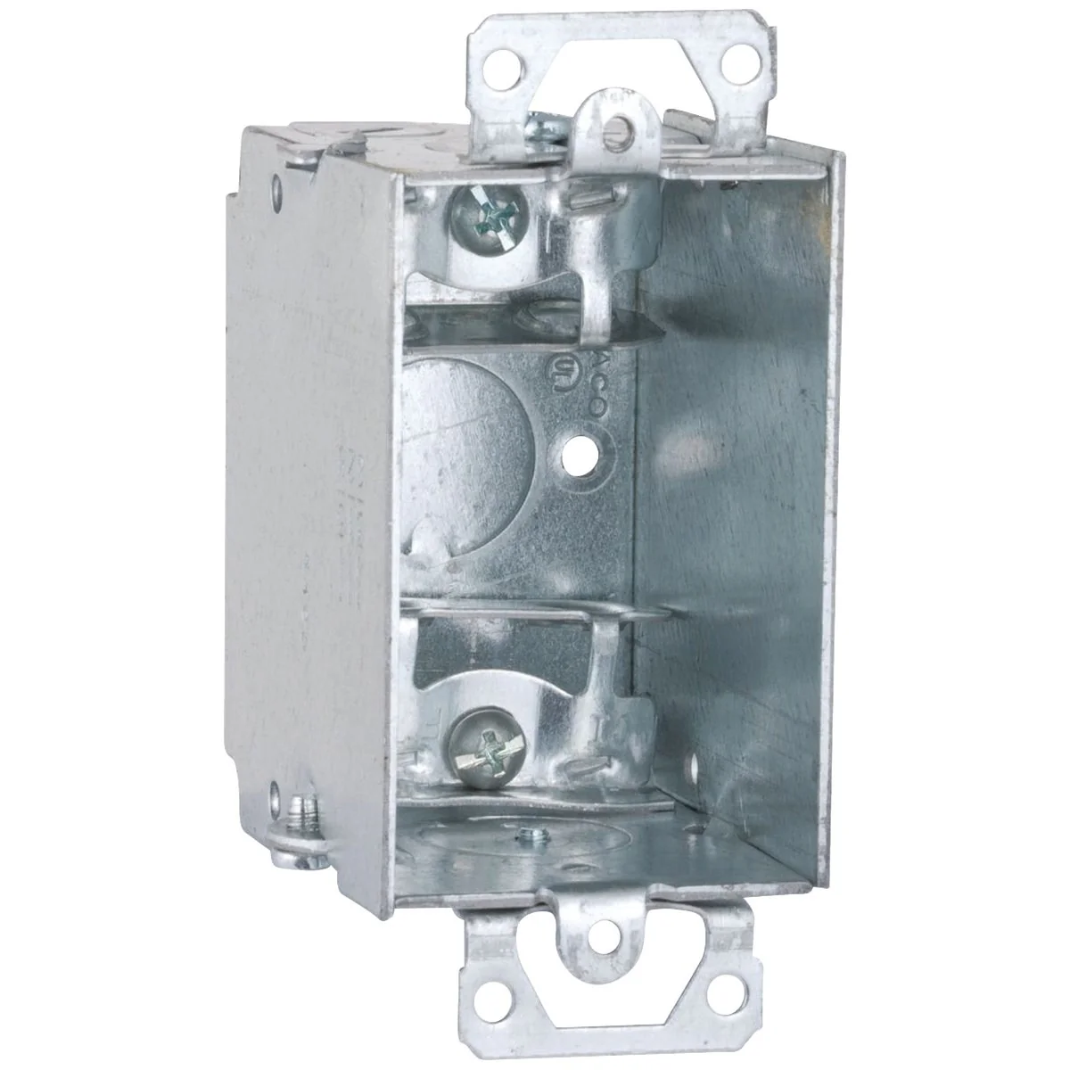Original Raco 1-Gang Steel Welded Armored Cable Wall Box Refined