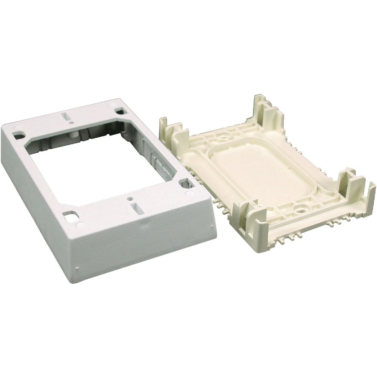 High-Quality Wiremold CordMate White Plastic 1-3 4 In. Extra Deep Outlet Box Soft