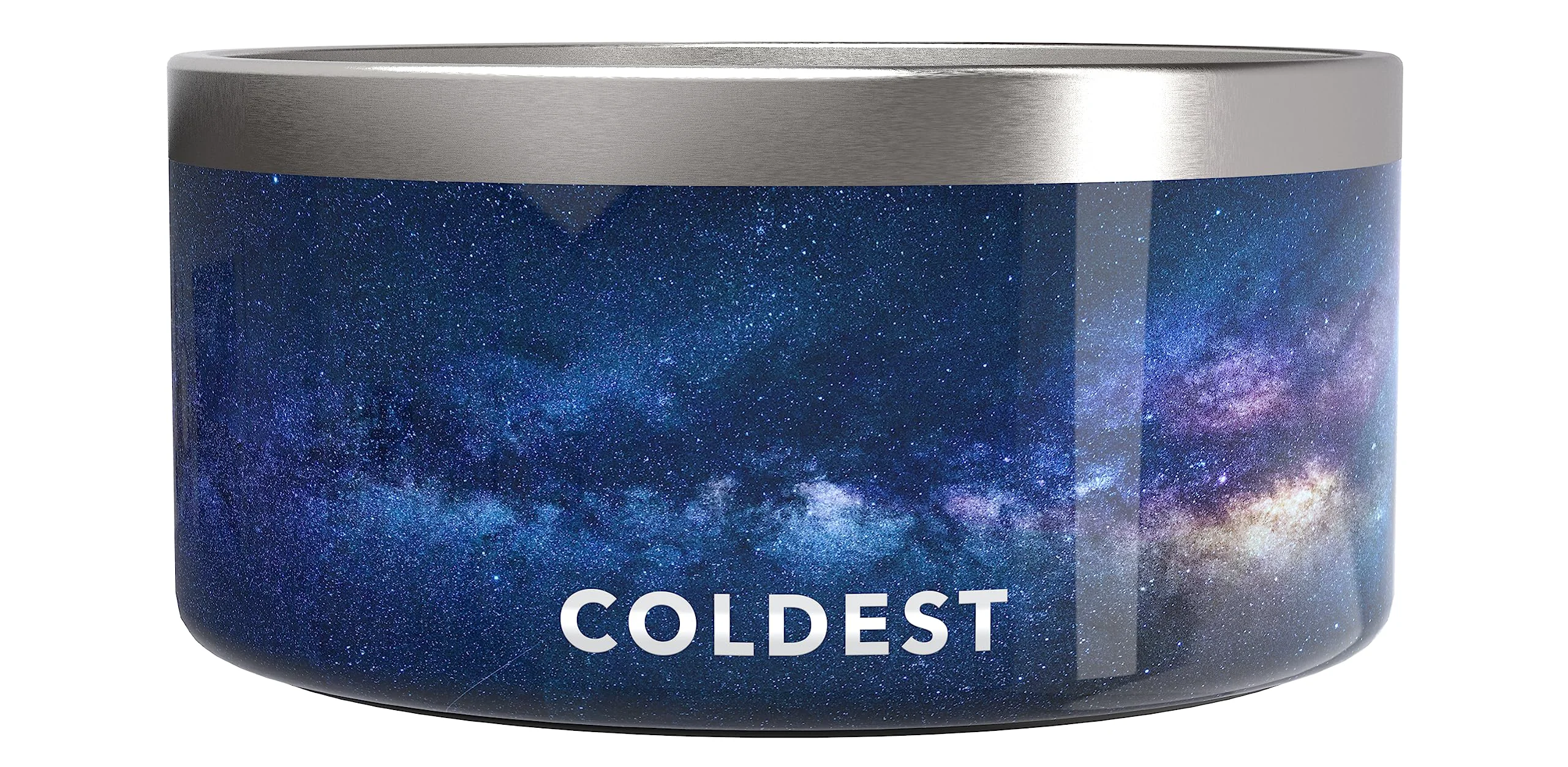 Minimalist Coldest Dog Bowl – Triple-Wall Insulated Stainless Steel Anti-Rust Non-Slip 200 oz Into The Beyond Selected