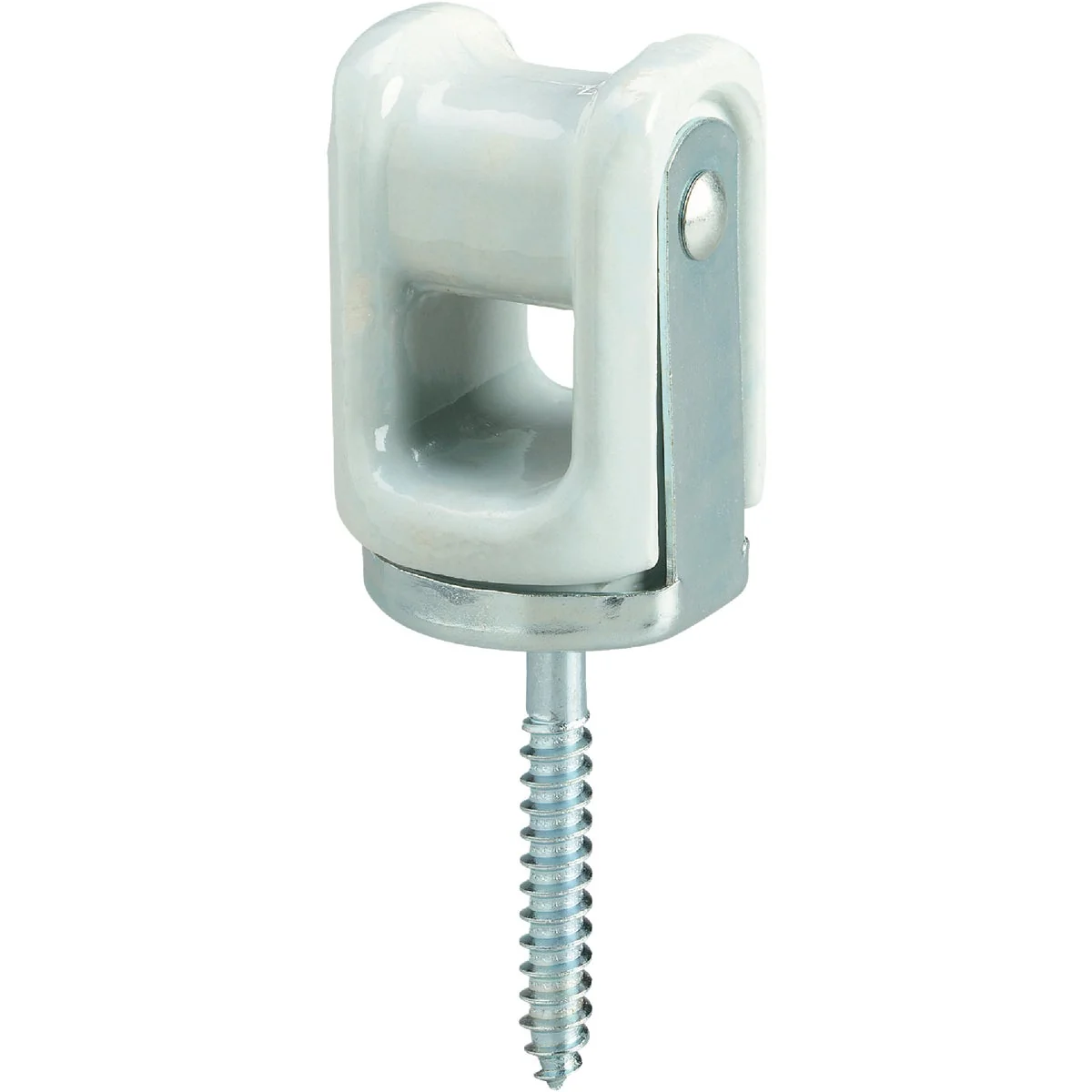 Elegant Halex 2-1 2 In. Screw Porcelain Heavy-Duty Wire Holder Lightweight