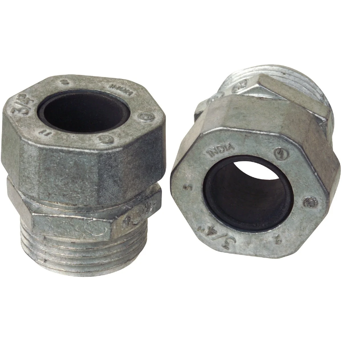 Enhanced Halex 1 2 In. Gland Cord Flexible Conduit Connector 2-Pack Next-Generation