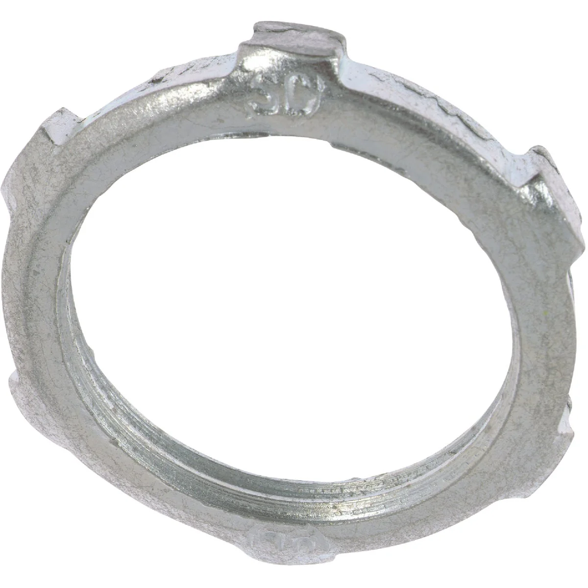 Original Design Halex 2 In. Rigid IMC Steel Reversible Conduit Locknut 2-Pack Pure