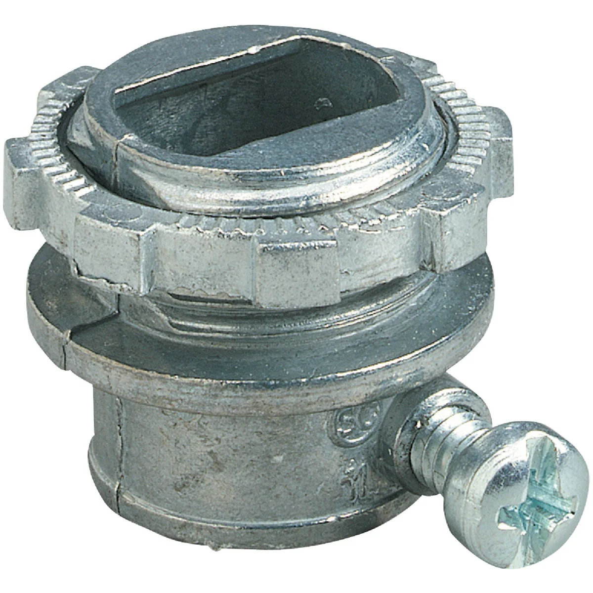 Original Halex 3 8 In. Set Screw Armored Cable Conduit Connector 5-Pack Original Design