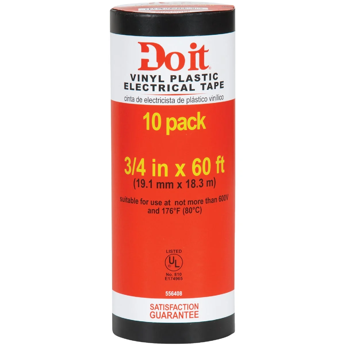 Exceptional Do it General Purpose 3 4 In. x 60 Ft. Electrical Tape 10-Pack Crafted