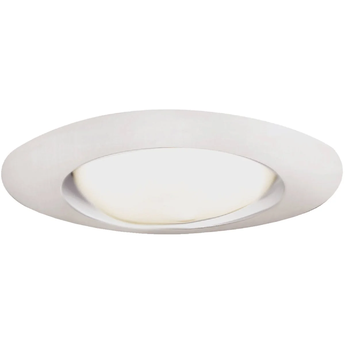 Lightweight Halo 6 In. White Open Recessed Fixture Trim Original Design