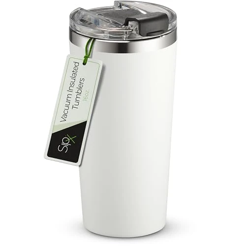 Consistent 16 oz Insulated Coffee Tumbler with Leakproof Lid Fashionable