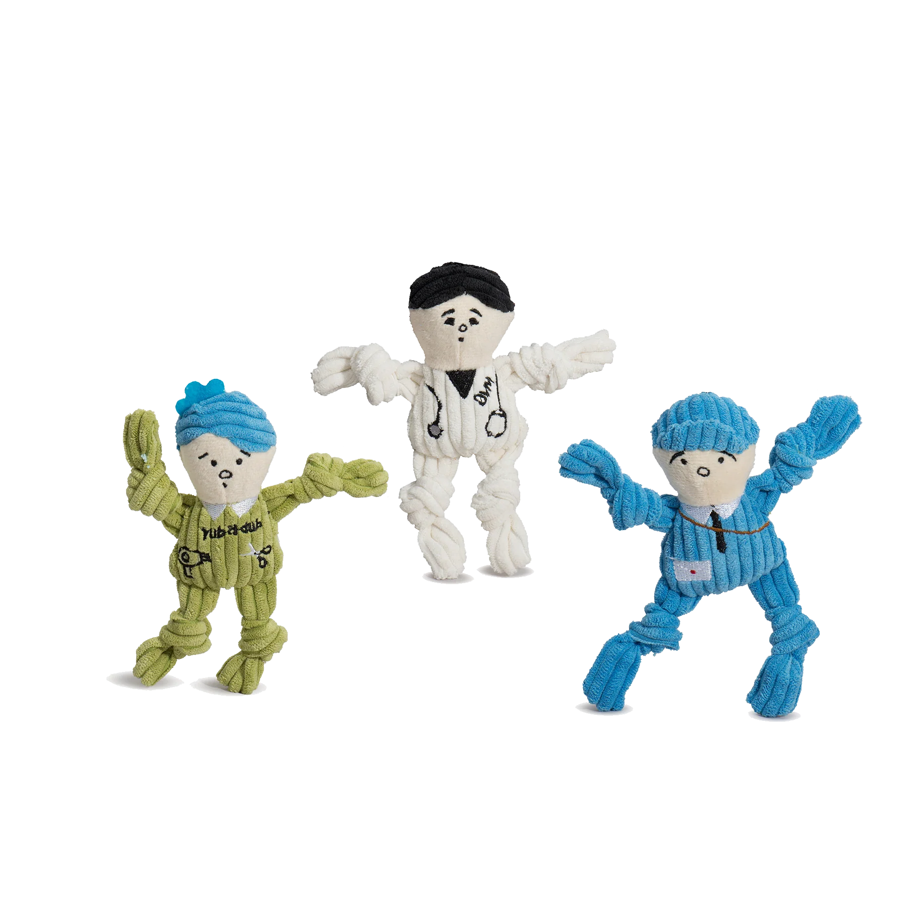 Selected Wee Huggles® Assorted Dog People™ Plush Dog Toys 3 Pack High-Performance