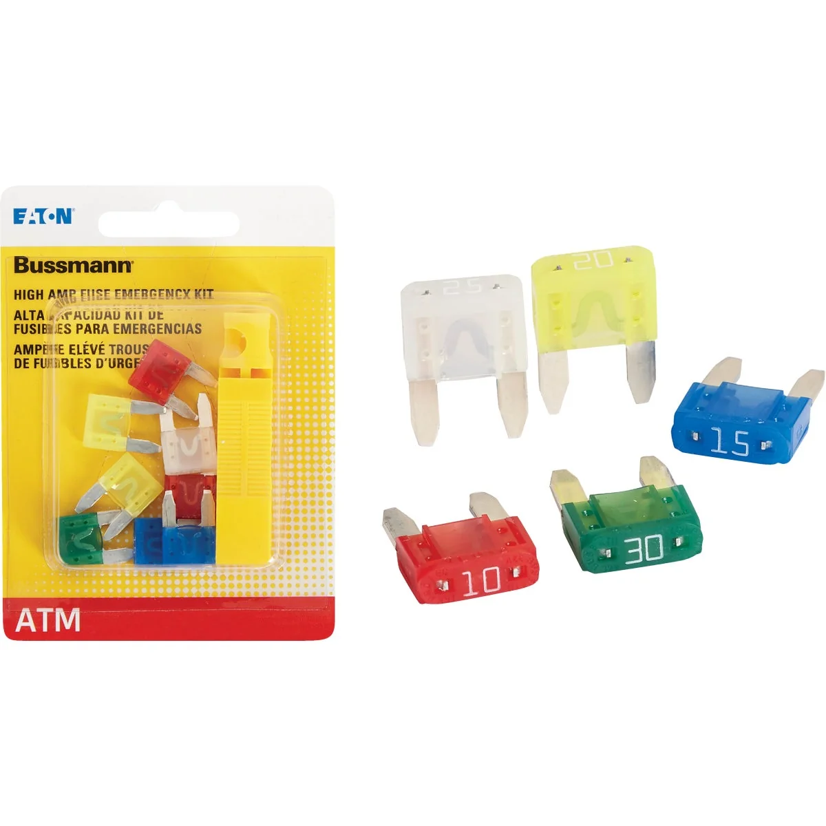 Trendy Bussmann ATM High Amp Blade Fuse Assortment Efficient