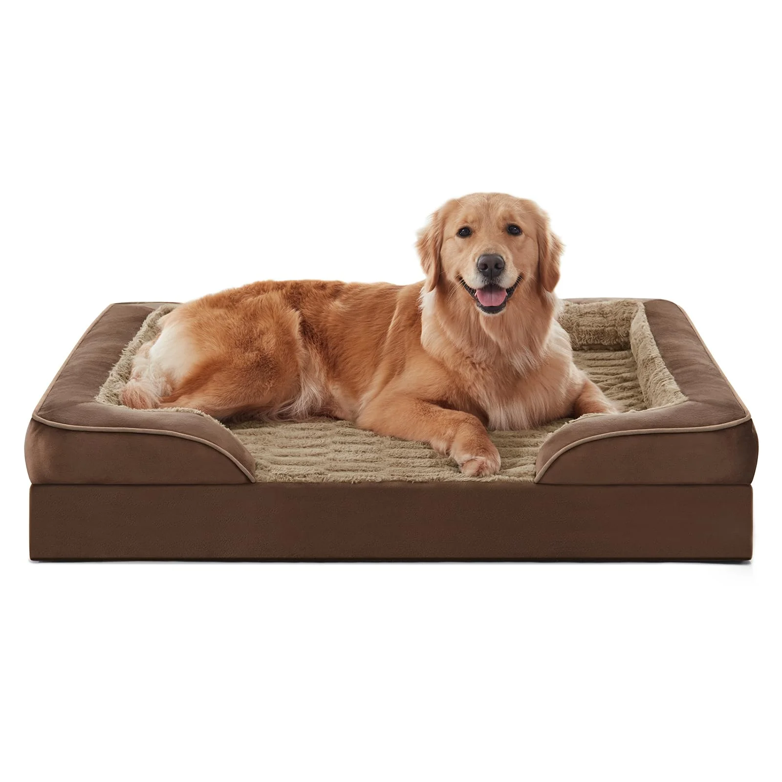 Durable FURTIME Orthopedic Bed for Large Dogs – XL Washable Sofa Bed with Removable Cover and Nonskid Bottom Professional