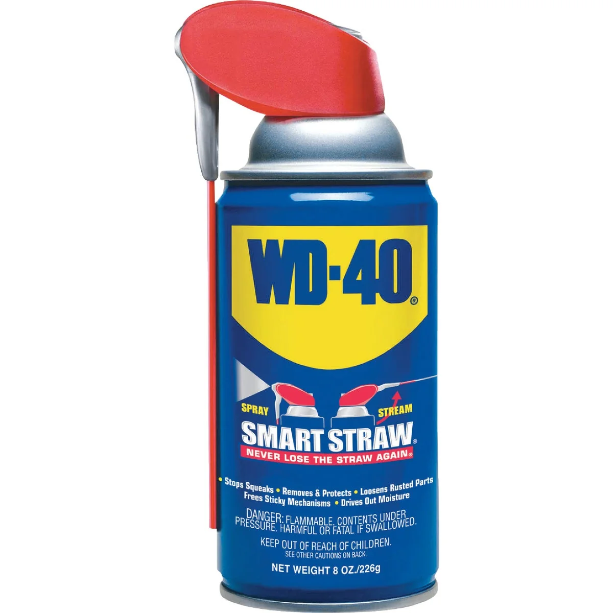 Superior WD-40 8 Oz. Aerosol Multi-Purpose Lubricant with Smart Straw Official