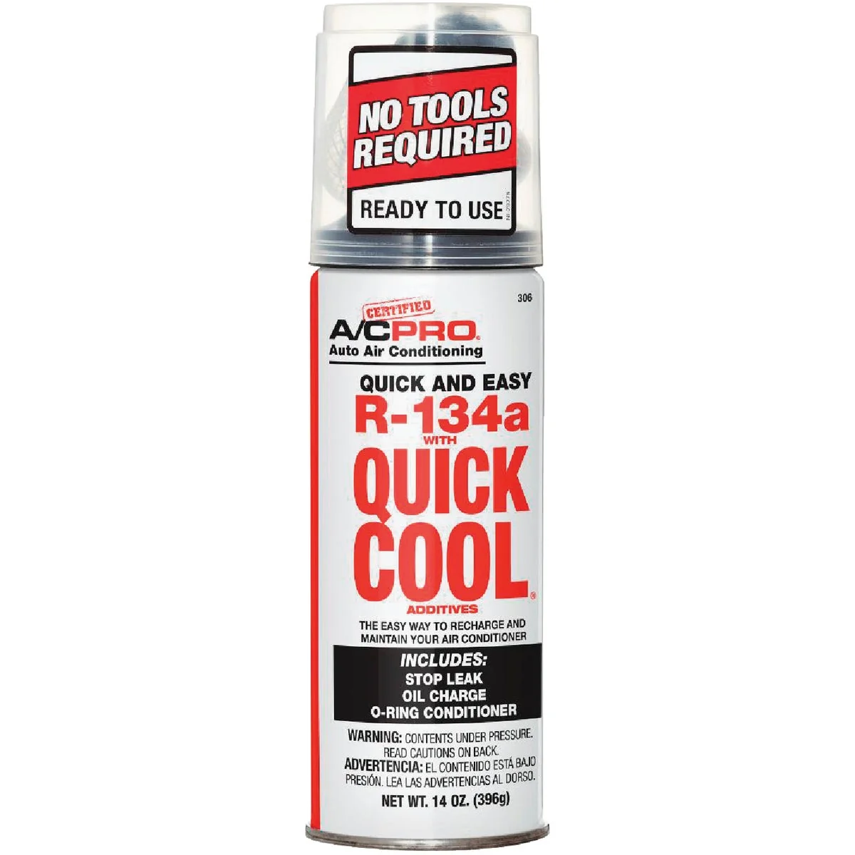 Convenient Quest Quick Cool 14 Oz. R-134a Refrigerant Responsible