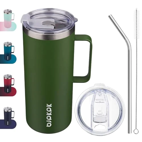 Crafted 32oz Insulated Coffee Mug with Handle Proven