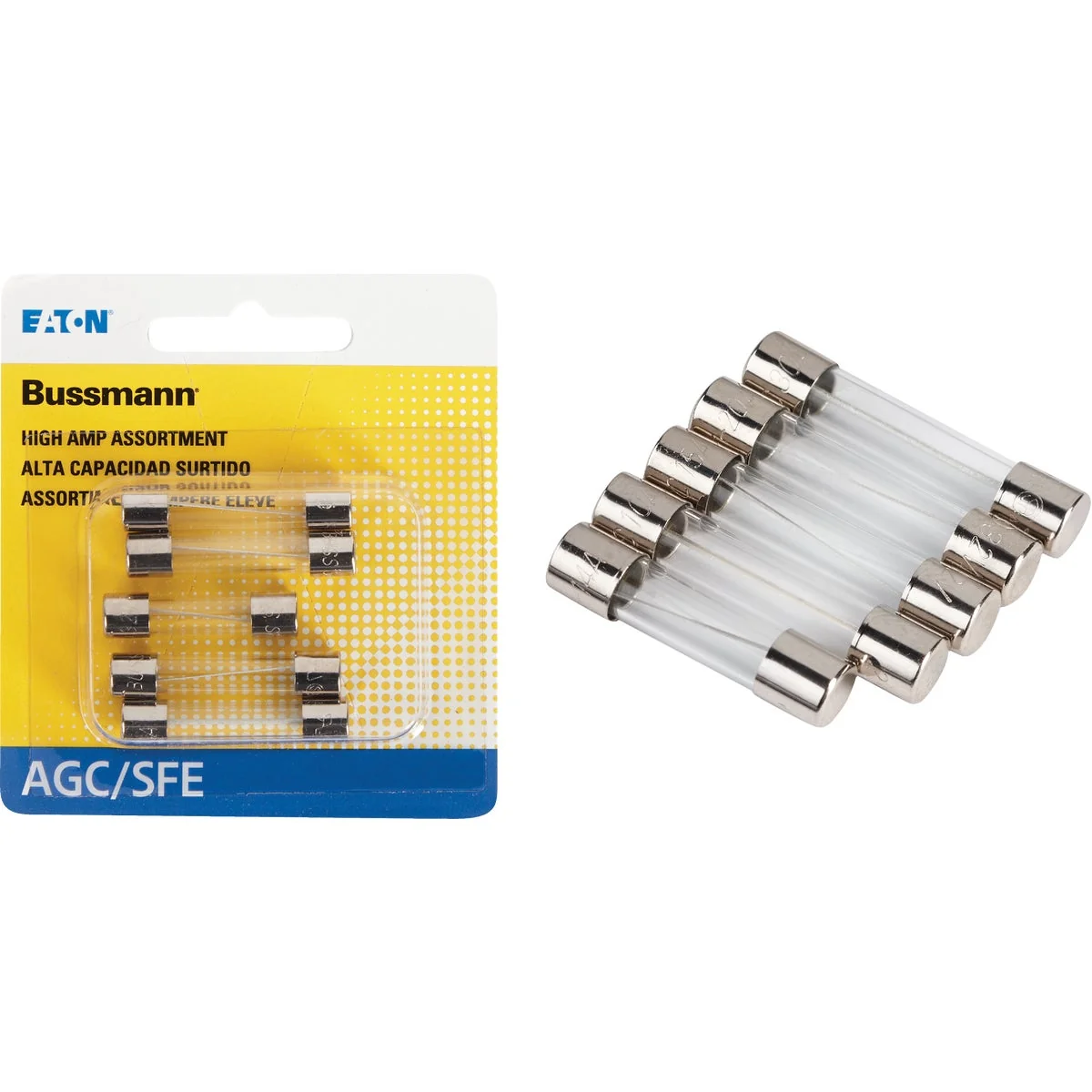 First-Class Bussmann AGC SFE Tube Fuse Assortment 5-Pack Functional