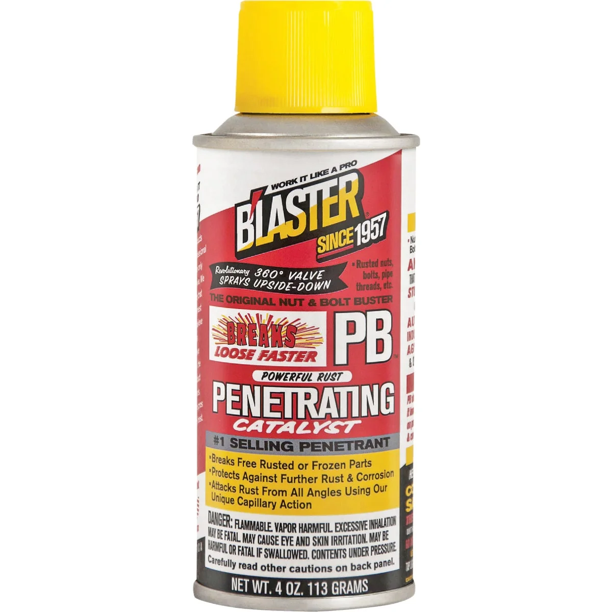 Efficient Blaster 4 Oz. Aerosol PB Penetrating Catalyst Penetrant Convenient