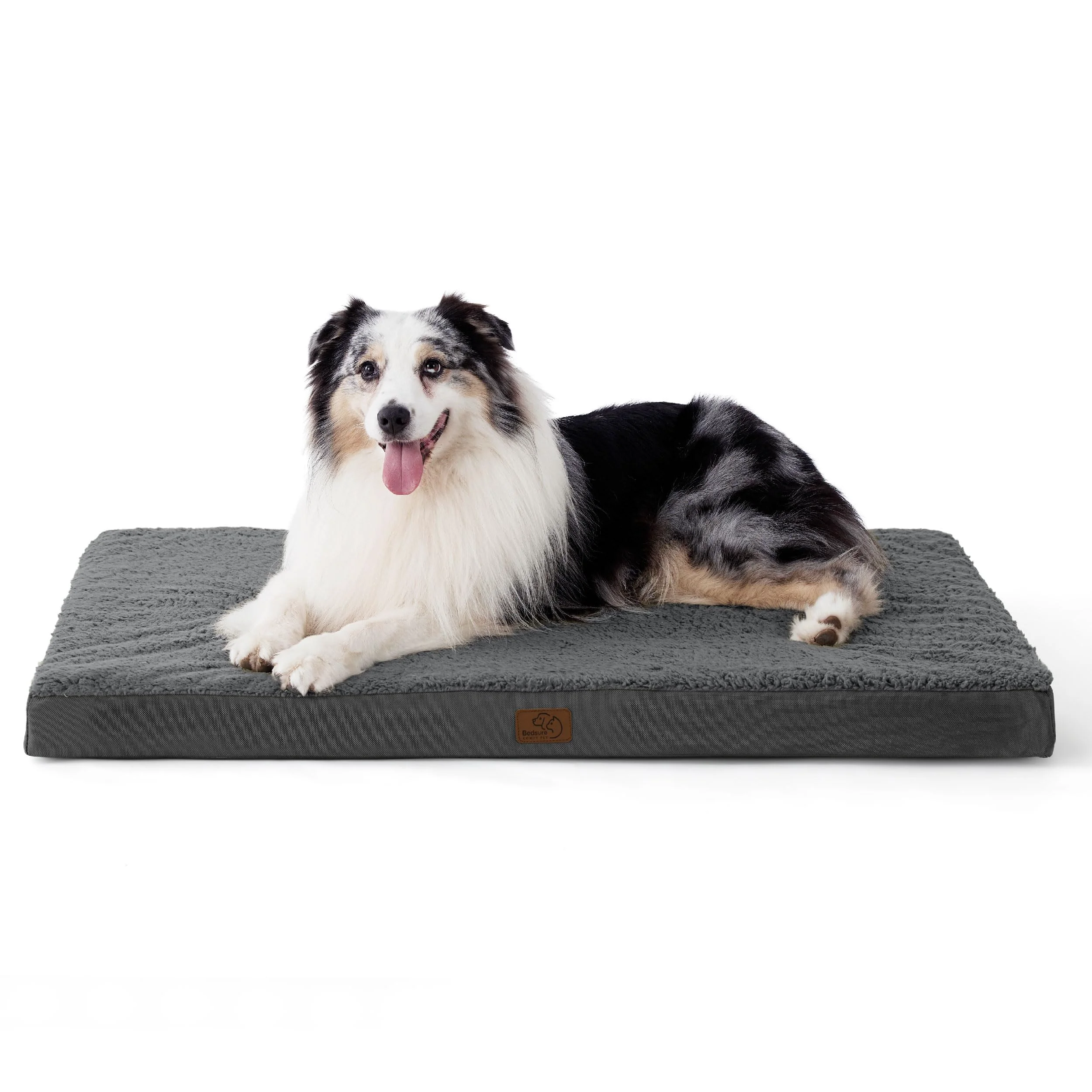 Elite Bedsure XL Dog Bed for Crate - Orthopedic Foam Washable Cover Up to 90 lbs Minimalist