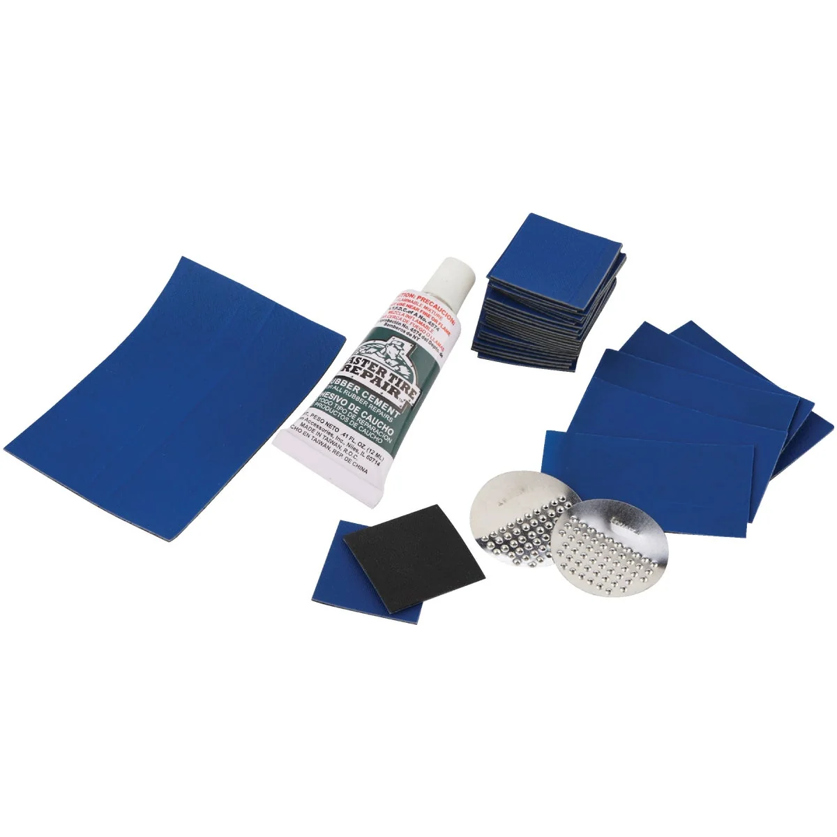 Official Master Tire Repair Deluxe Rubber Patch Kit 32-Piece Genuine
