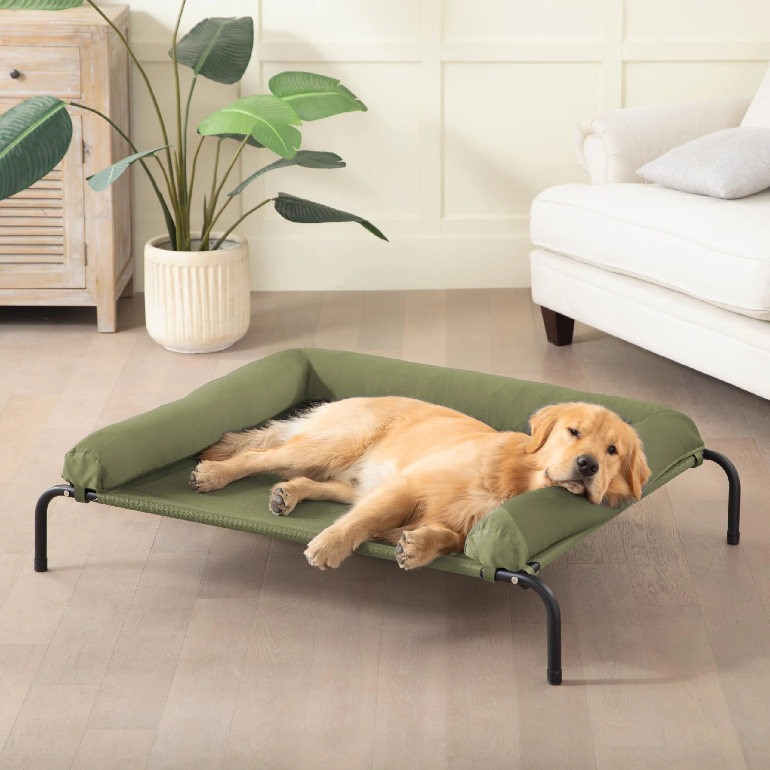 Effective WESTERN HOME Cooling d Dog Bed for Large Dogs – Portable Indoor Outdoor Raised Bed Artisan