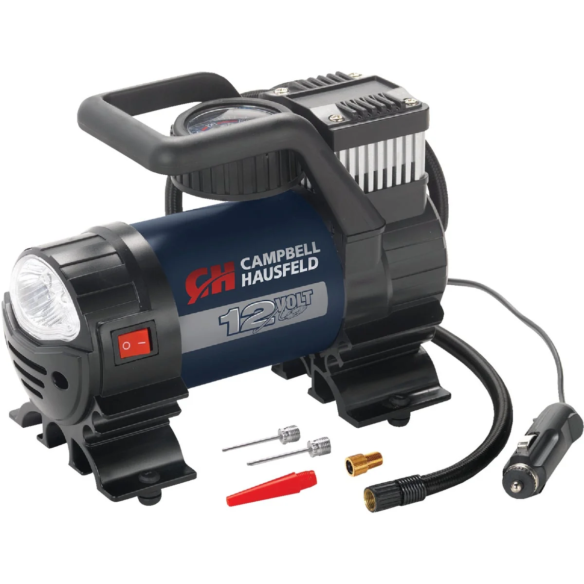 Original Campbell Hausfeld 12-Volt 150 psi Electric Inflator with Light Environmentally Friendly