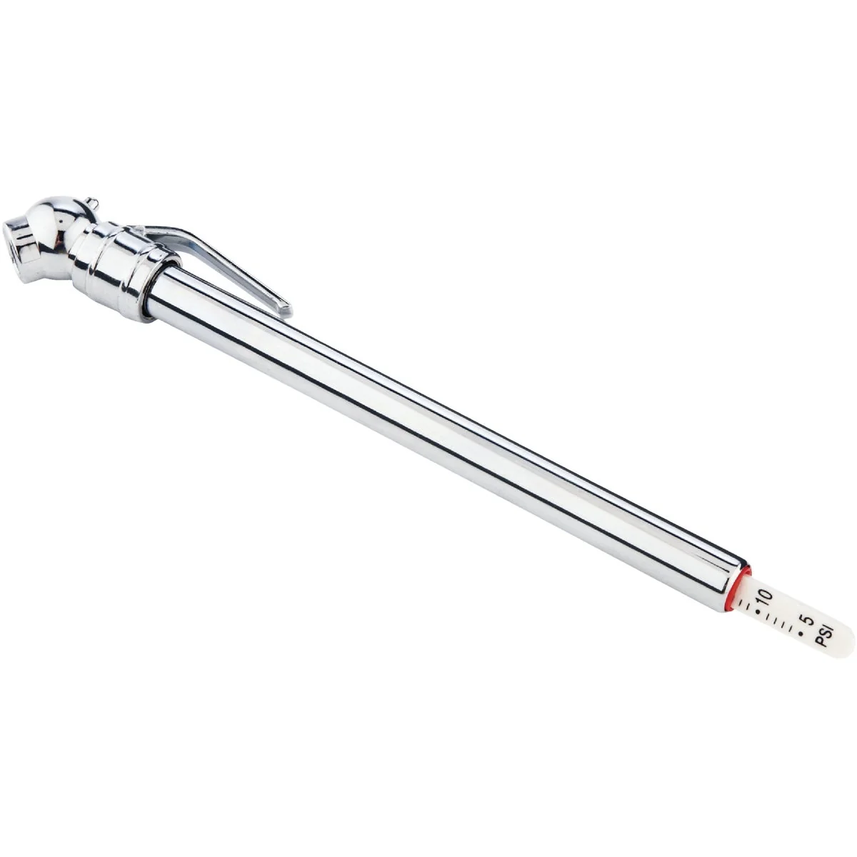 Original Custom Accessories 5-50 psi Chrome-Plated Tire Gauge Detailed