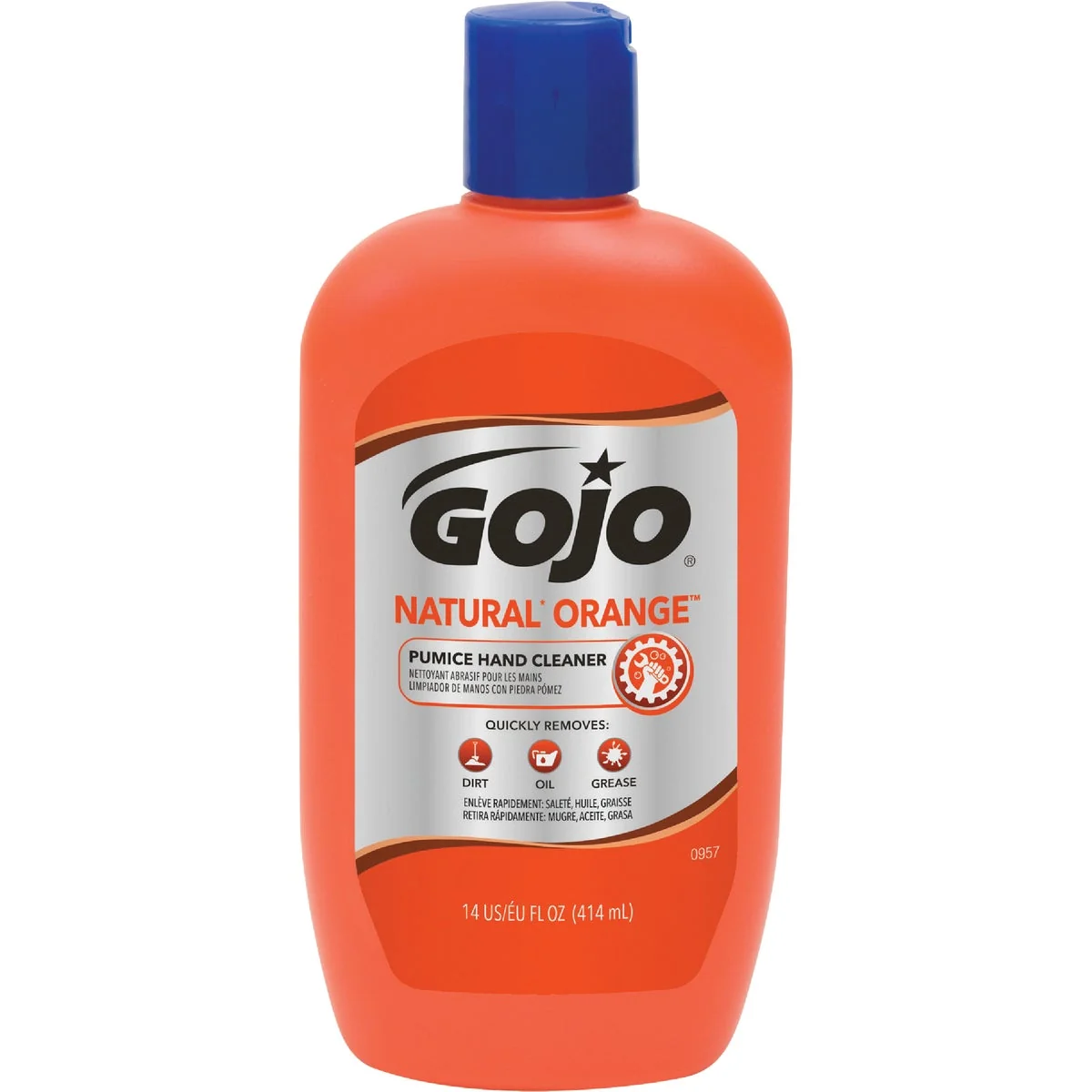 Optimized GOJO Natural Orange 14 Oz. Pumice Hand Cleaner Green