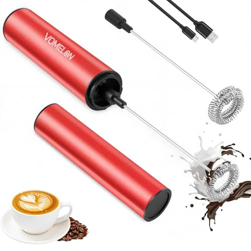 Clean Milk Frother Rechargeable Battery Operated Frother for Coffee Optimized