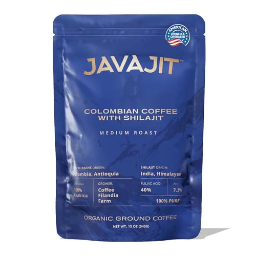 Verified Colombian Coffee with Shilajit 12 Ounce Next-Generation