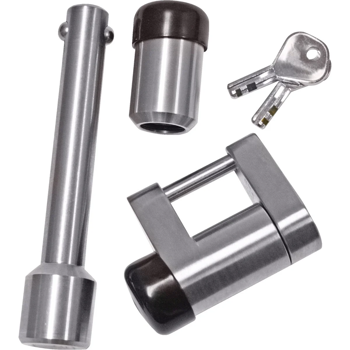 Smart Reese Towpower Chrome-Plated 5 8 In. Dia. Professional Receiver Coupler Lock Set Soft