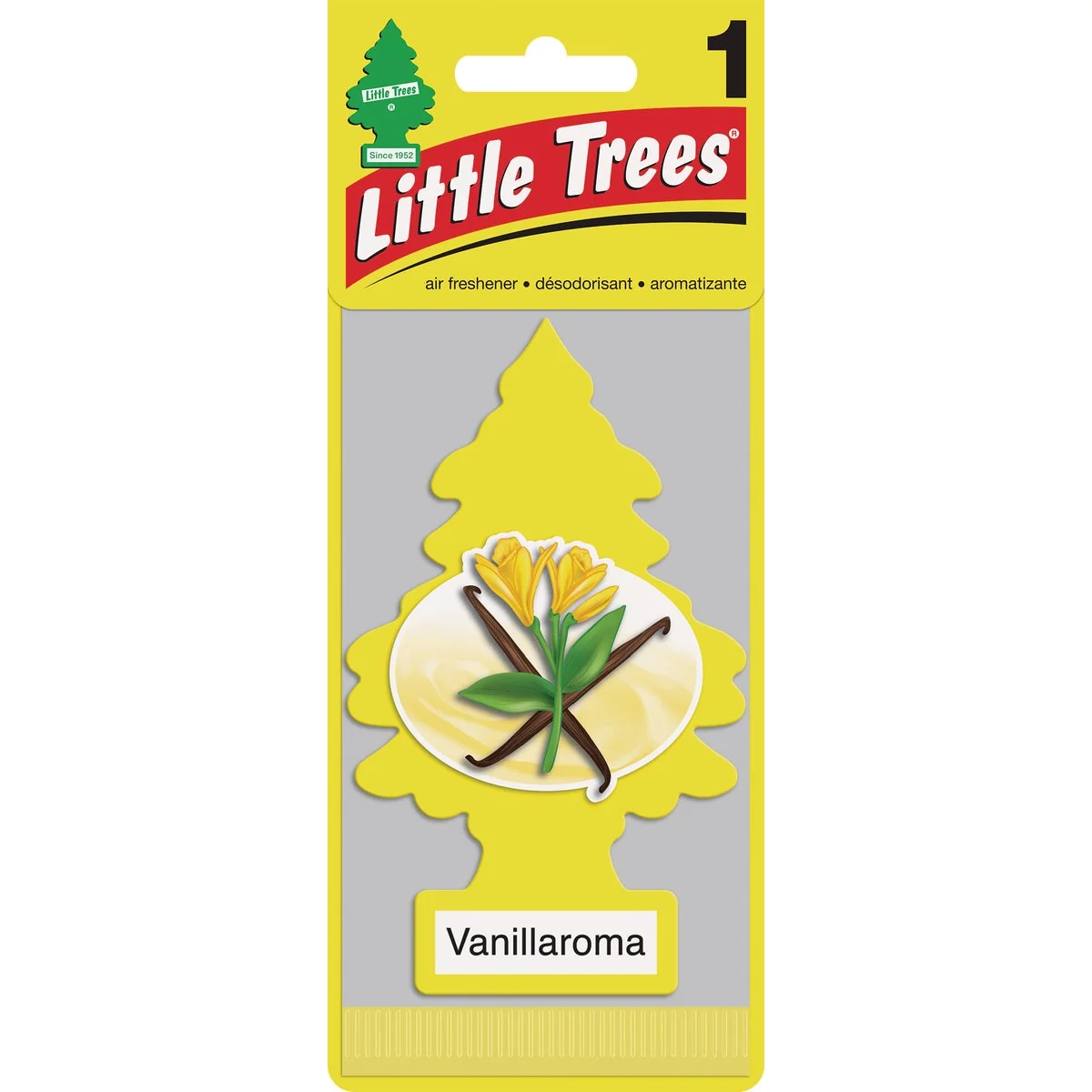 Green Little Trees Car Air Freshener Vanillaroma Natural