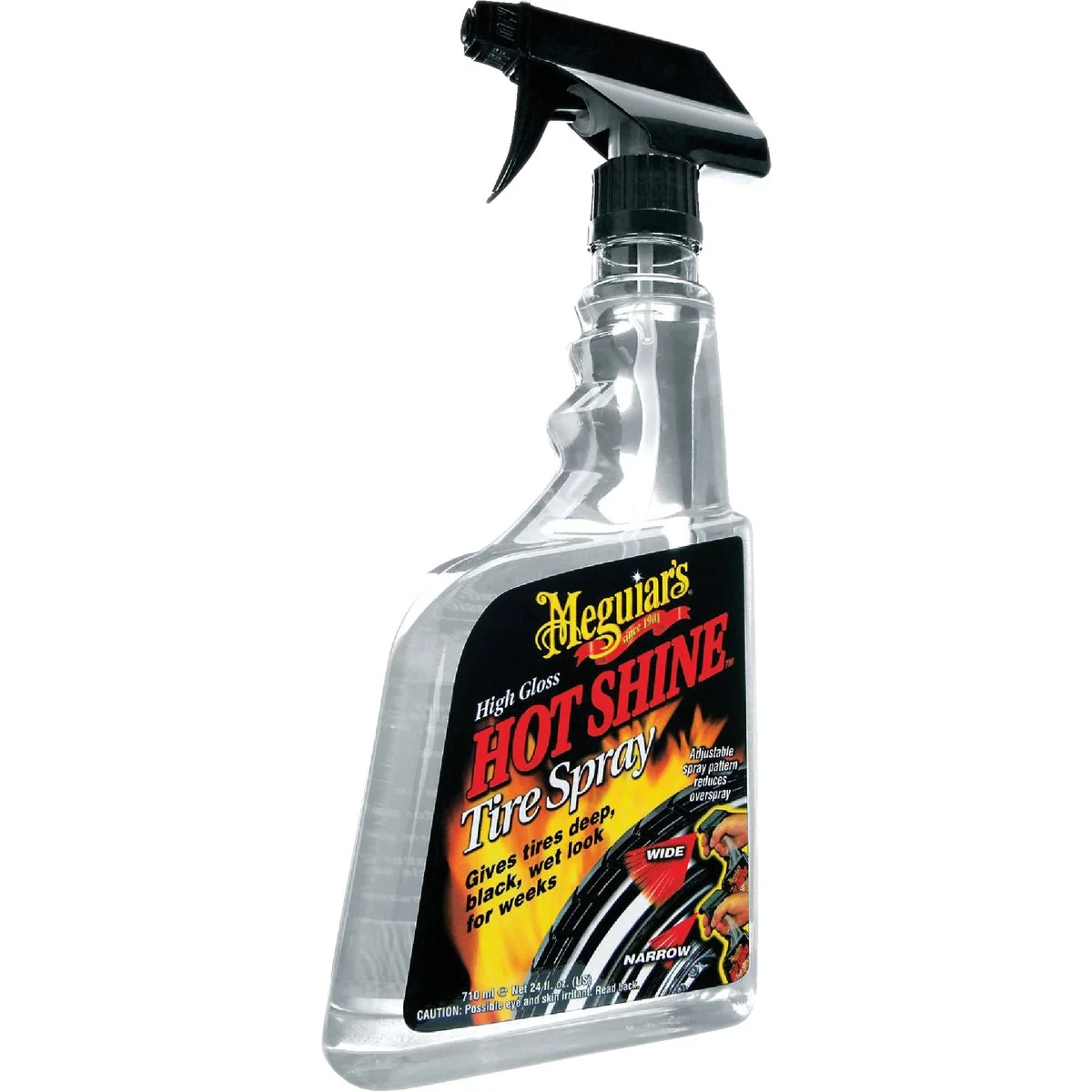 Recyclable Meguiars Hot Shine High Gloss 24 Oz. Trigger Spray Tire Shine Modern