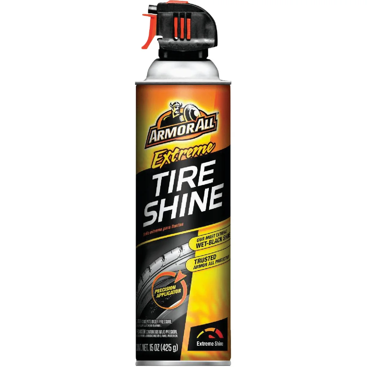 Powerful Armor All Extreme 15 Oz. Aerosol Spray Tire Shine Casual