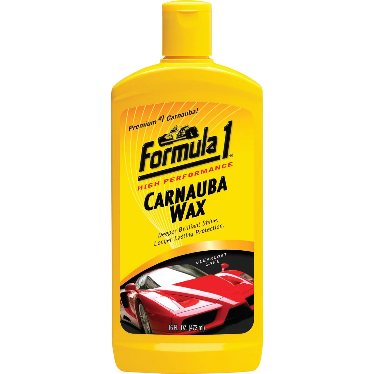 Durable Formula 1 16 Oz. Liquid Carnauba Car Wax Long-Lasting