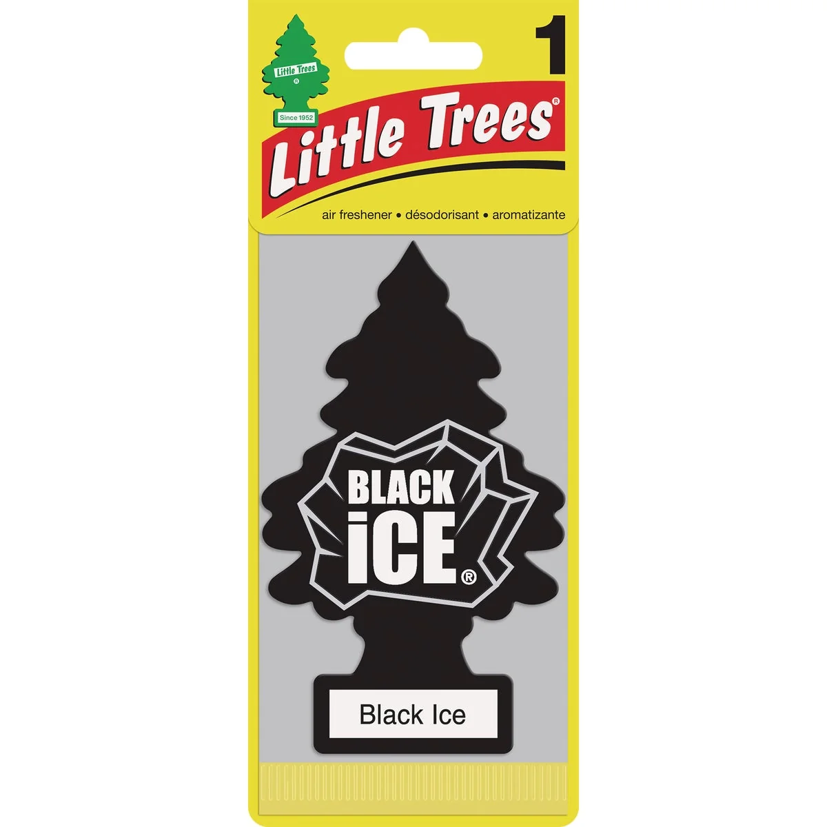 Recyclable Little Trees Car Air Freshener Black Ice Casual