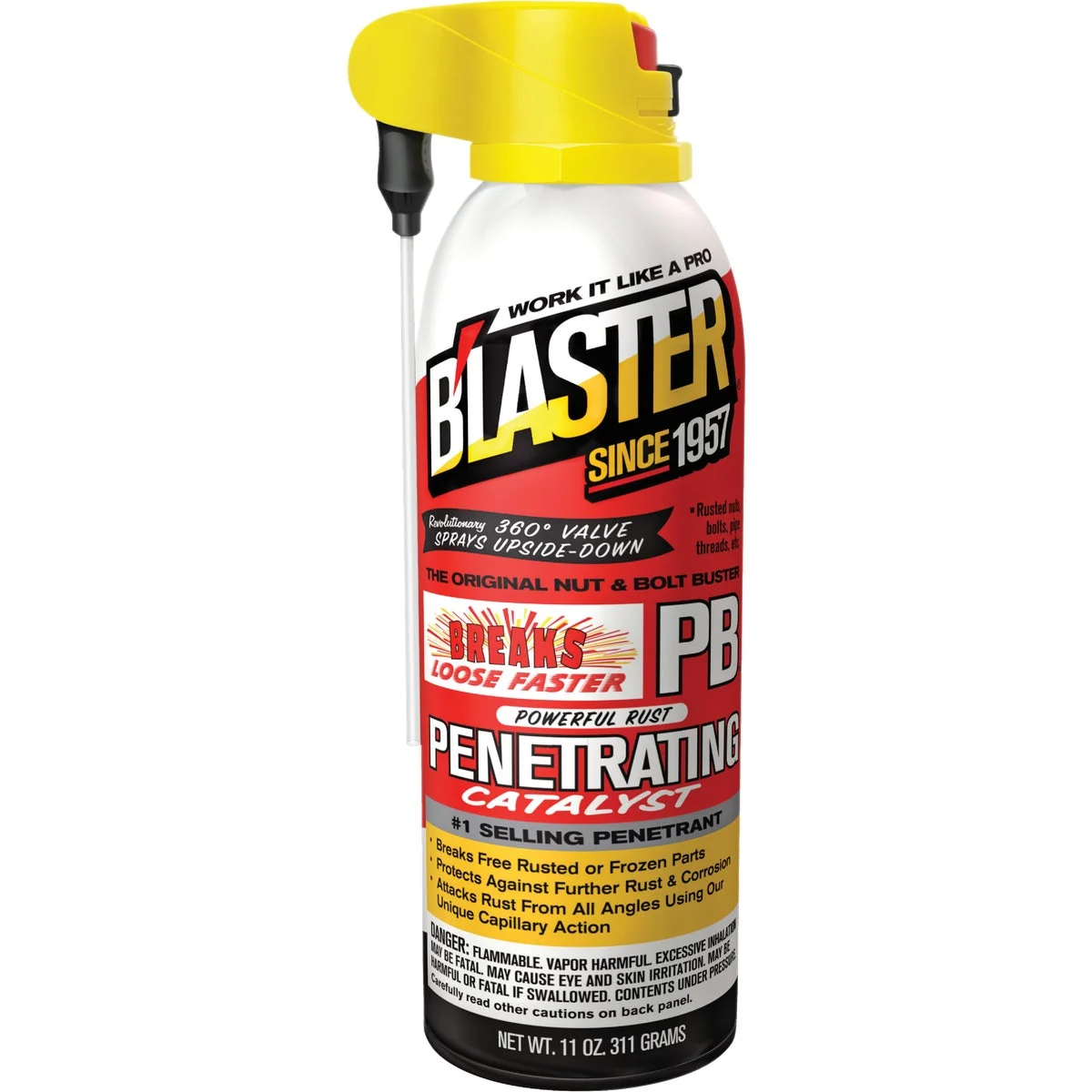 Original Blaster 11 Oz. Aerosol PB Penetrating Catalyst Penetrant with ProStraw Delivery System Verified