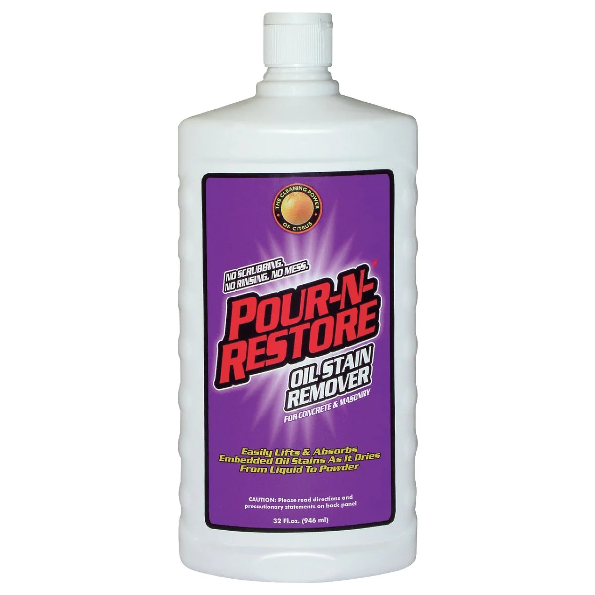 Genuine Pour-N-Restore 32 Oz. Concrete And Masonry Oil Stain Remover Contemporary