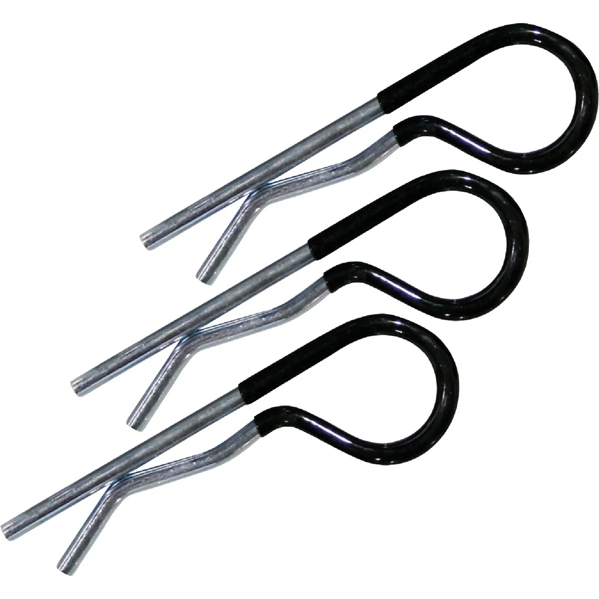 Refined Reese Towpower 2 5 In. x 5-4 5 In. Cadmium Plated Steel Hitch Pin Clip Secure