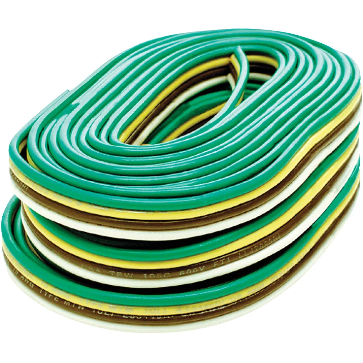 Natural Reese Towpower 25 Ft. 16 18 Ga. 4-Flat Bonded Primary Wire Contemporary
