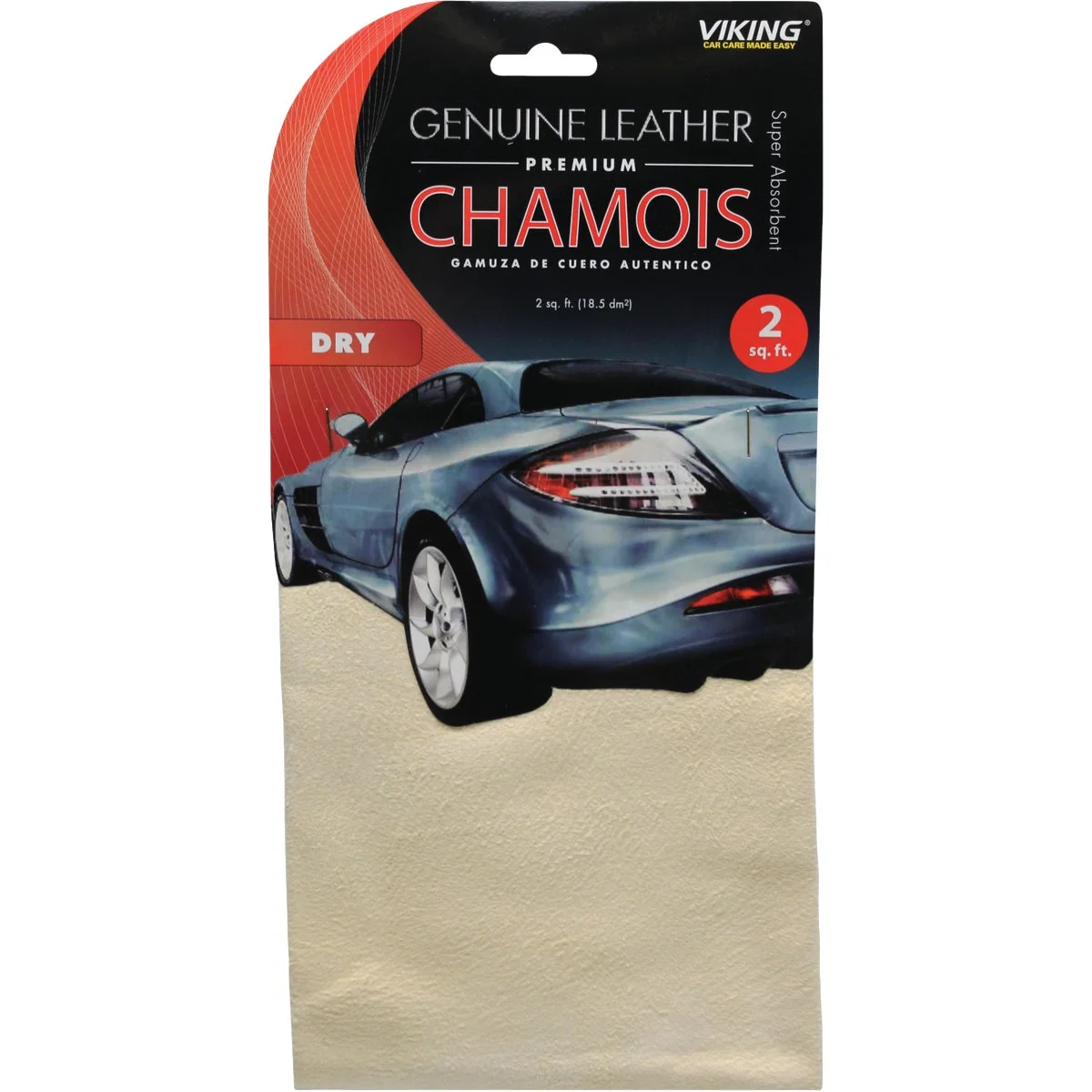 Minimalist Viking 2 Sq. Ft. Leather Premium Chamois High-Performance
