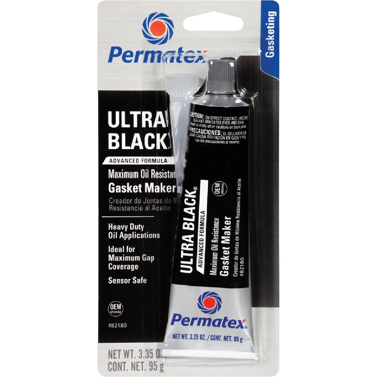 Natural Permatex 3.35 Oz. Ultra Black Silicone Gasket Maker Prestigious