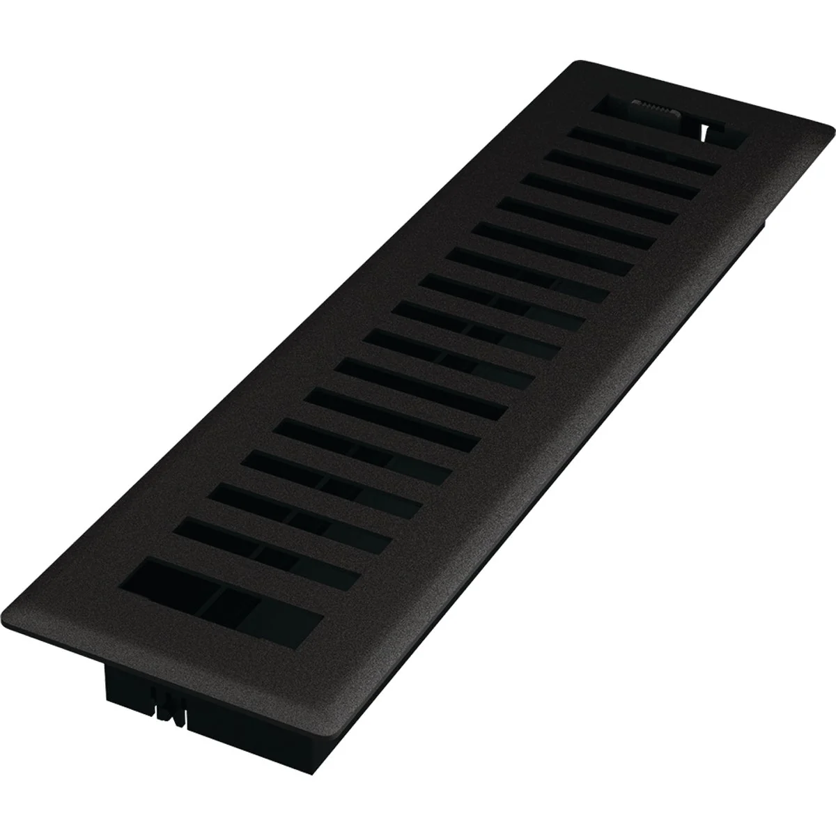 Expertly Made Imperial Montezuma 2-1 4 In. x 12 In. Black Iron Steel Floor Register Responsible