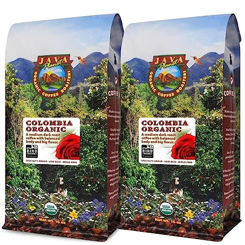 Consistent Low Acid Organic Colombian Coffee Beans 32 Ounce Next-Generation