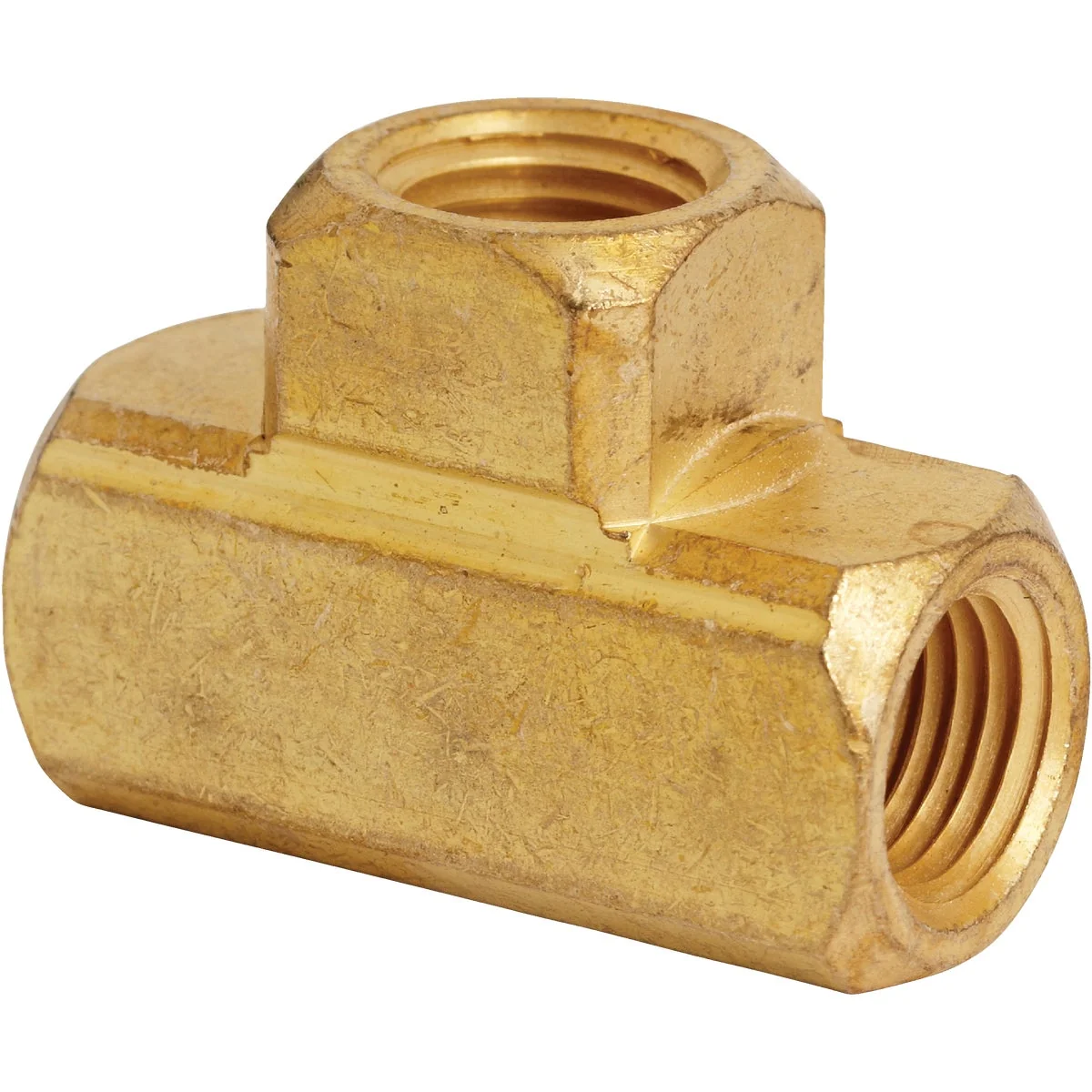 Elegant Milton 1 4 In. NPT Brass Female Air Hose Tee Green