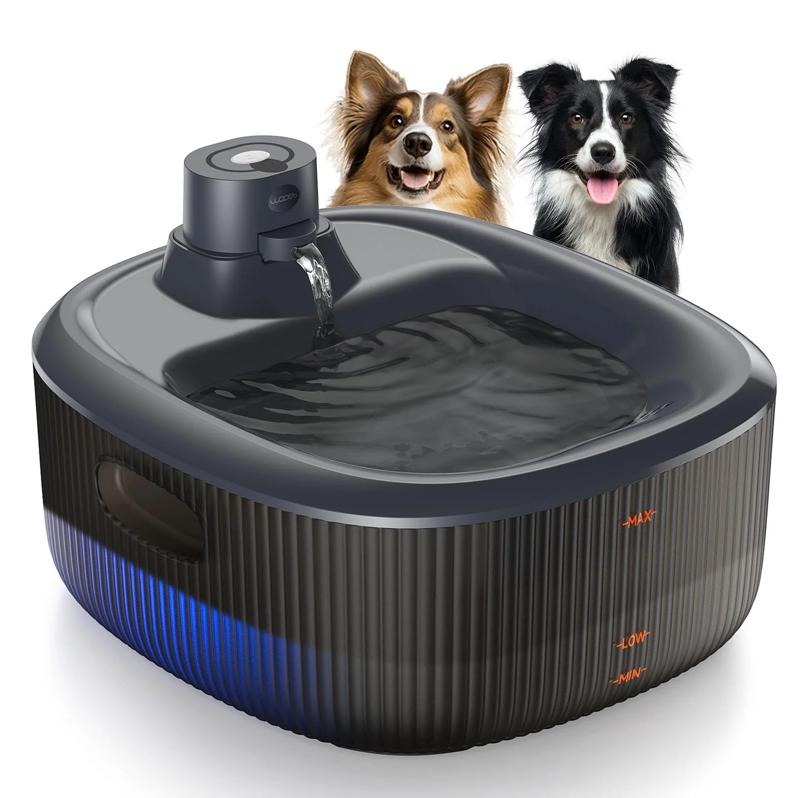 Pure WOPET W600 Pro Wireless Dog Water Fountain for Large Dogs – 6L 5000mAh Battery Motion Sensor Efficient