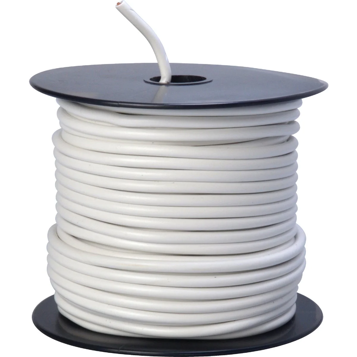 Official ROAD POWER 100 Ft. 12 Ga. PVC-Coated Primary Wire White Fine