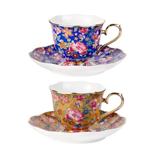 Comfortable Tea Cup and Saucer 2 Count Clean