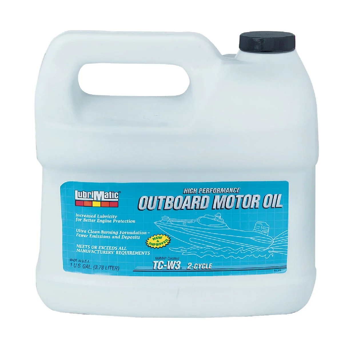 Relaxed LubriMatic 1 Gal. Outboard 2-Cycle Motor Oil Smart