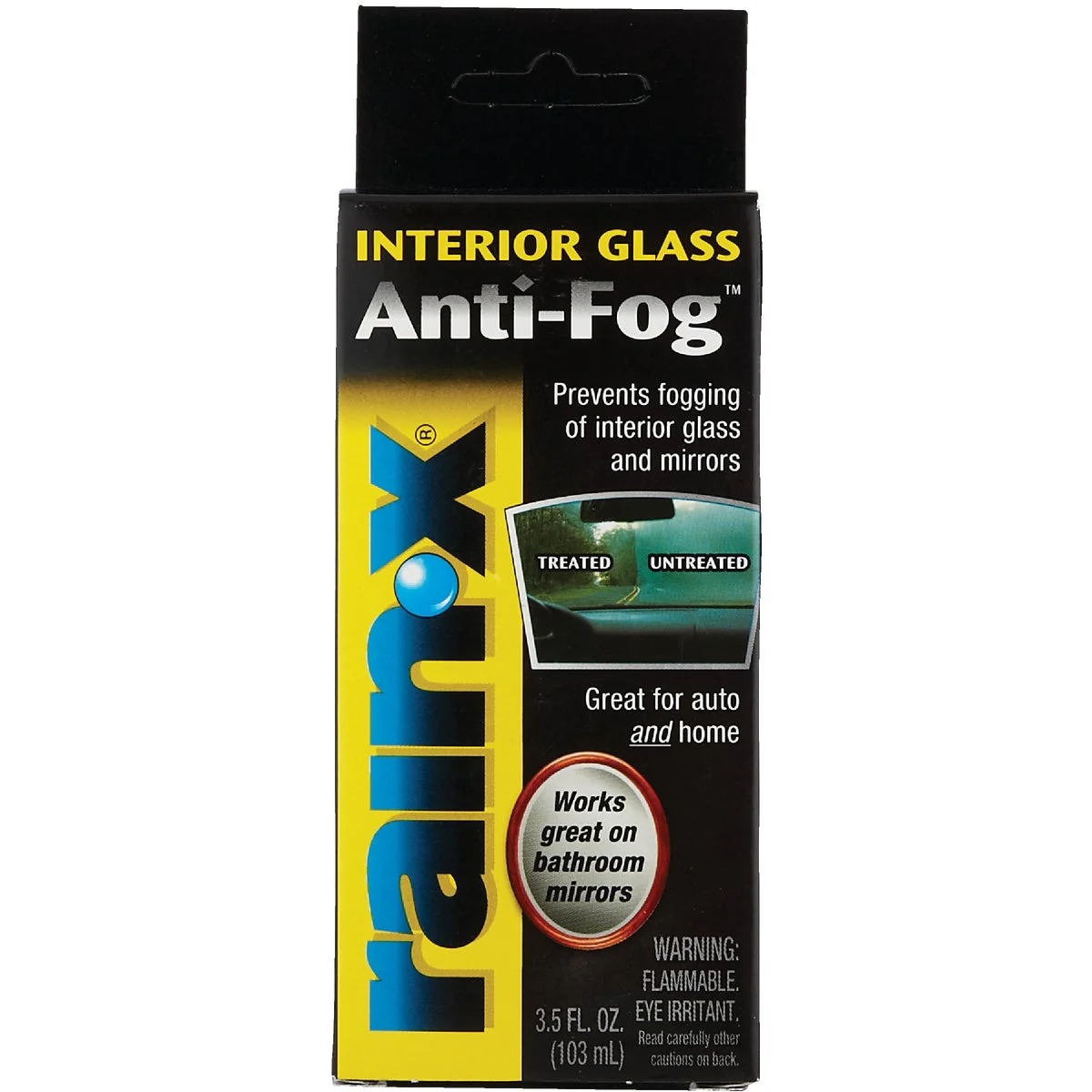 Prestigious Rain-X 3.5 Oz. Liquid Interior Glass Anti-Fog Cleaner Modern