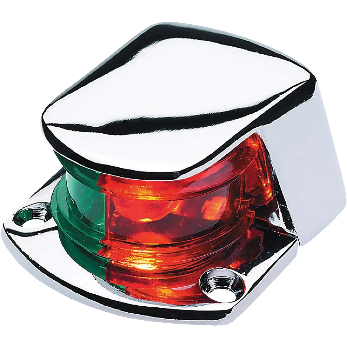 Refined Seachoice Zamak Chrome 12V Bi-Color Bow Light Elegant