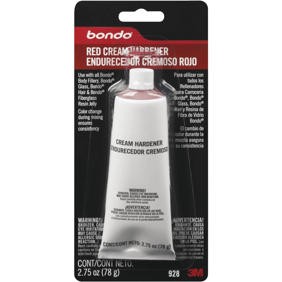 Innovative 3M Bondo 2.75 Oz. Blue Cream Body Filler Hardener Dependable